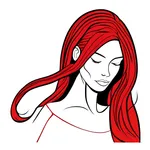 red hair tie image